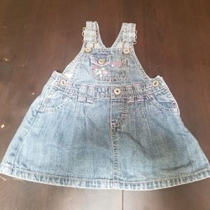 Little Baby Girls Summer Denim Overall skirt